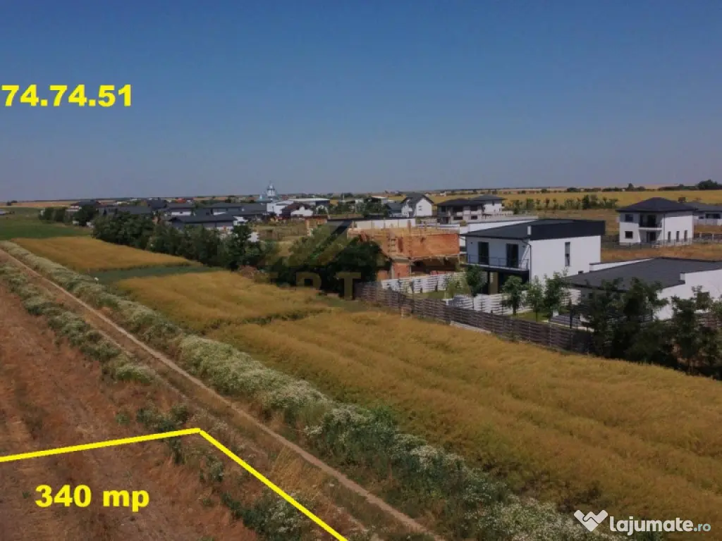 Teren INTRAVILAN / gaz si curent / com Berceni 