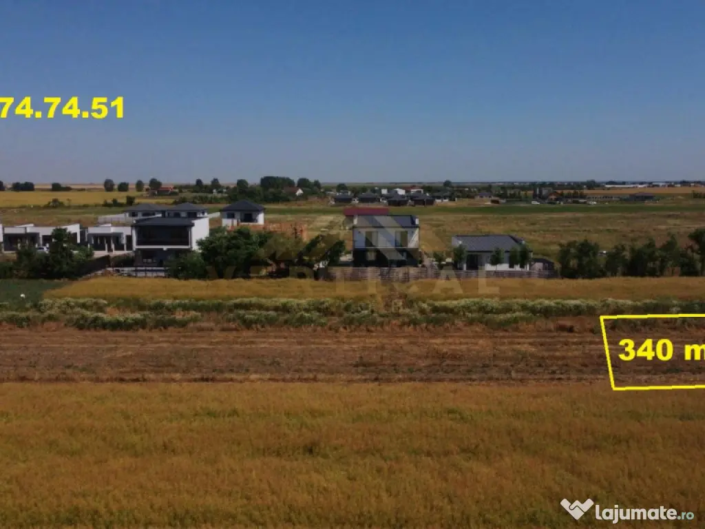 Teren INTRAVILAN / gaz si curent / com Berceni 