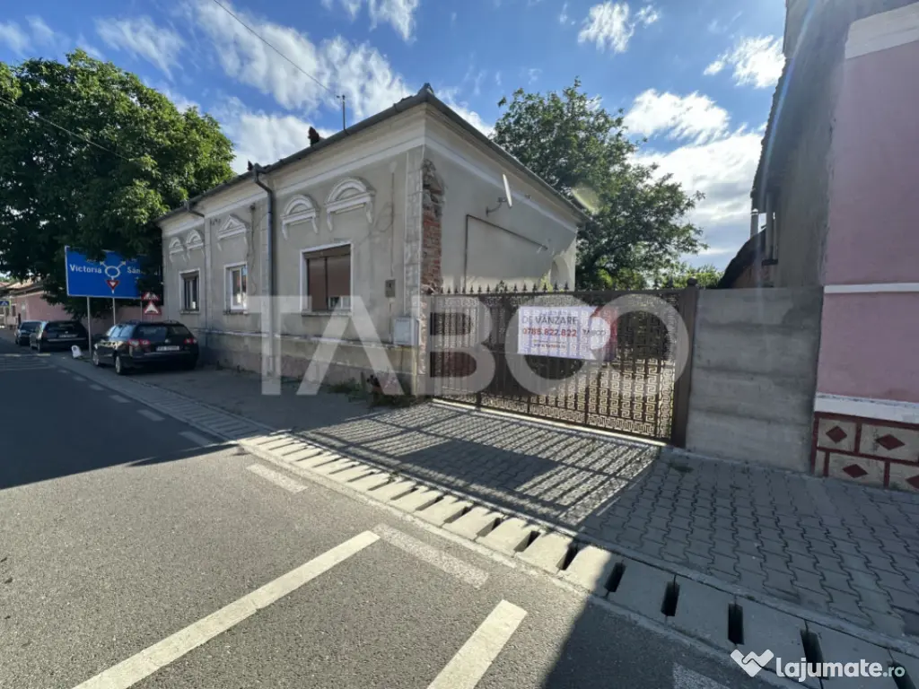 Casa cu potential de investitie in centrul satului 1540 mp t 