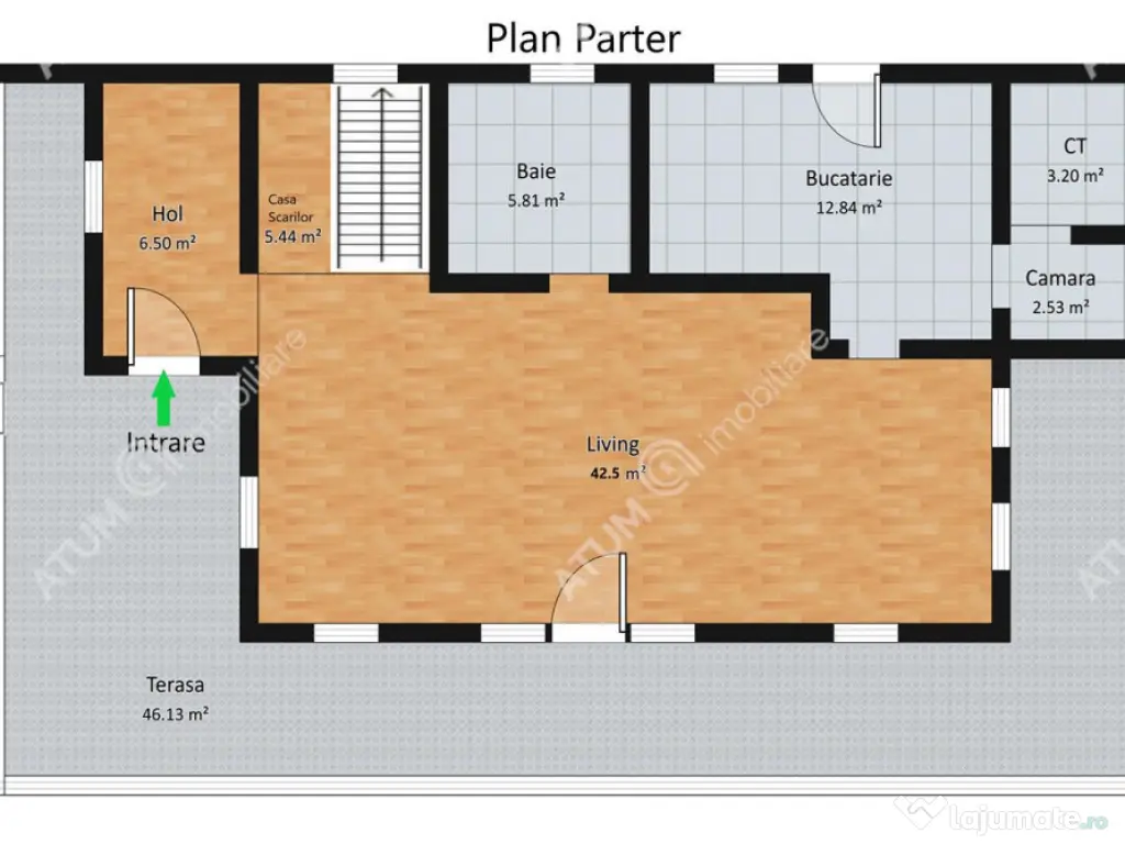 Casa individuala in Cisnadioara cu 4 camere 2 bai terasa ter 