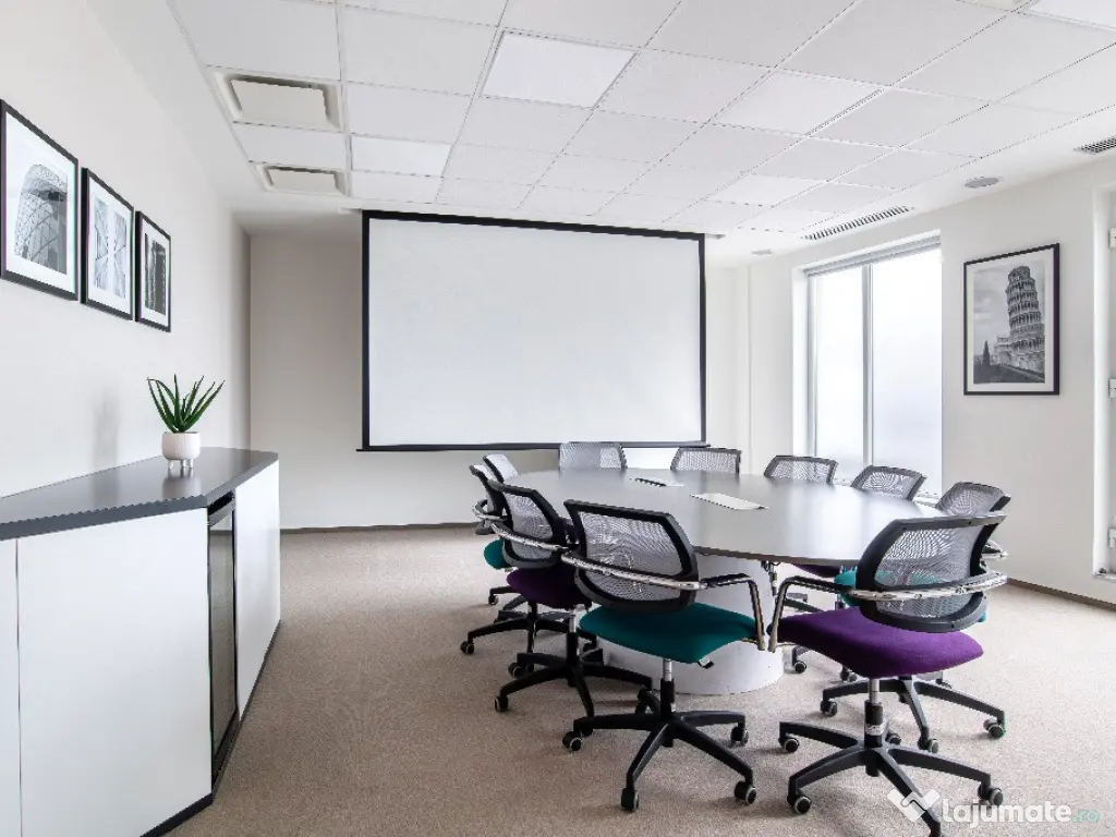Spațiu de birou privat pentru 4 persoane în Regus Central Business