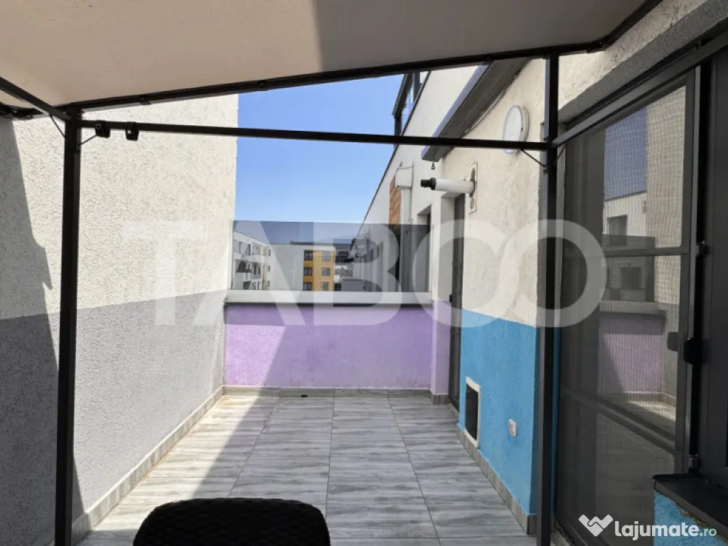 Apartament cu 3 camere de vanzare 80mp mobilat utilat terasa 