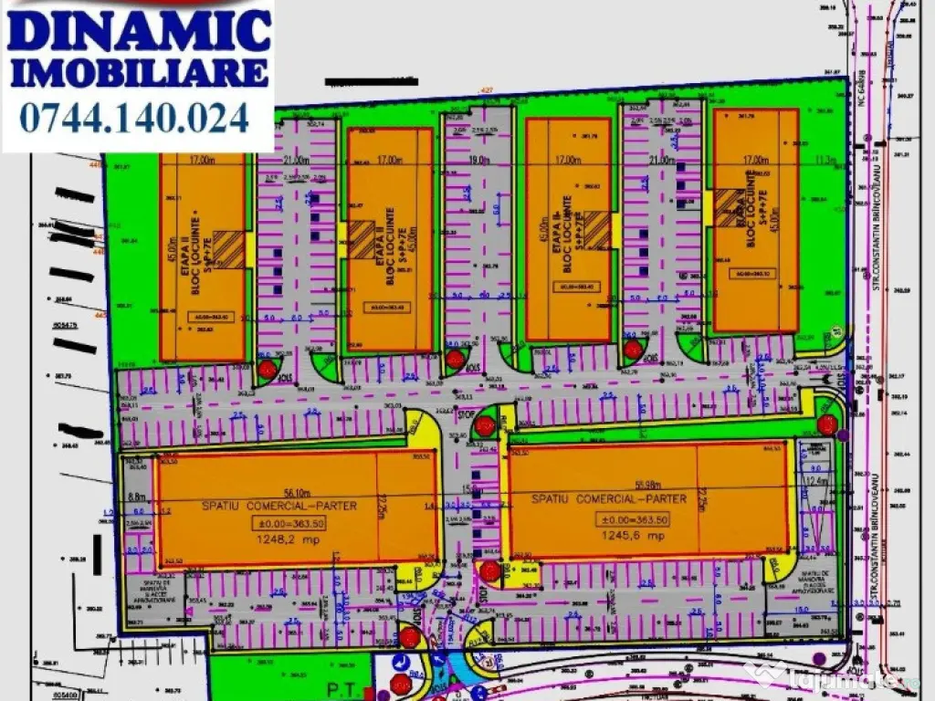 Ansamblu imobiliar mixt–oportunitate de investiție în Piatra-Neamt