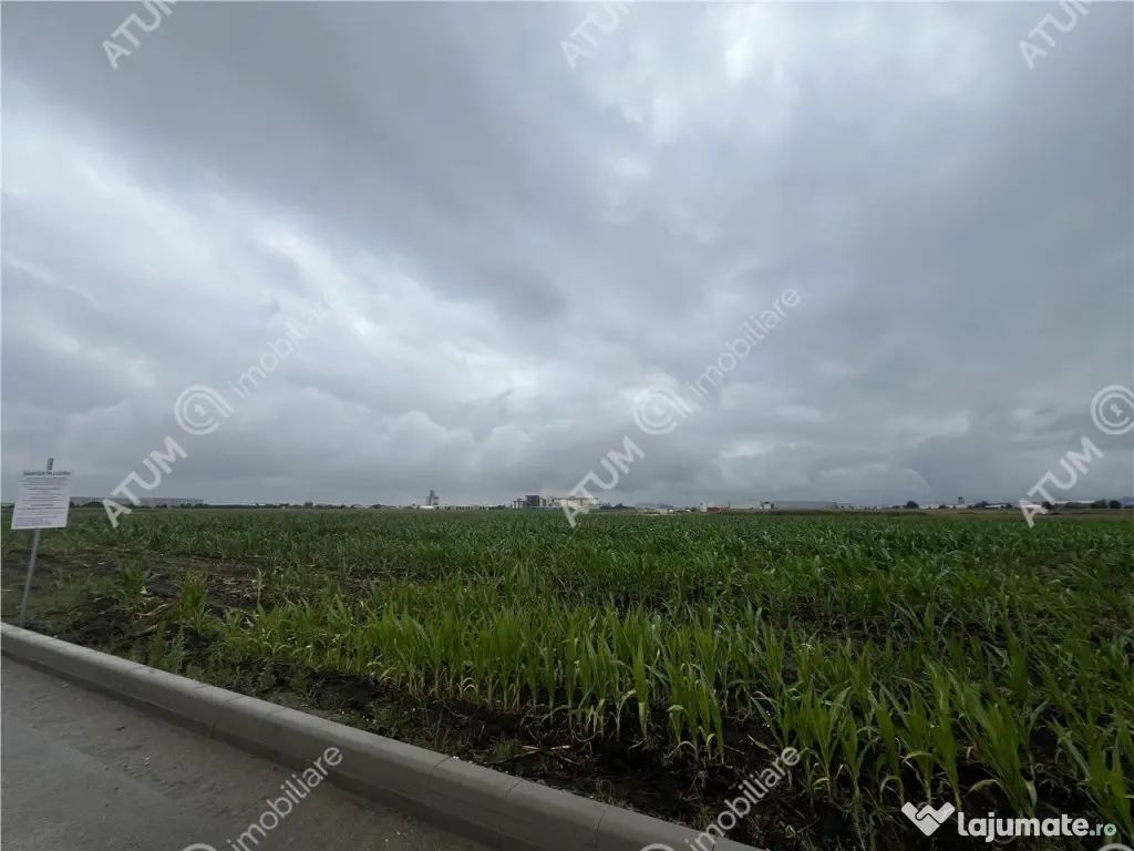 Teren intravilat de 9000 mp cu PUZ situat in zona Industrial