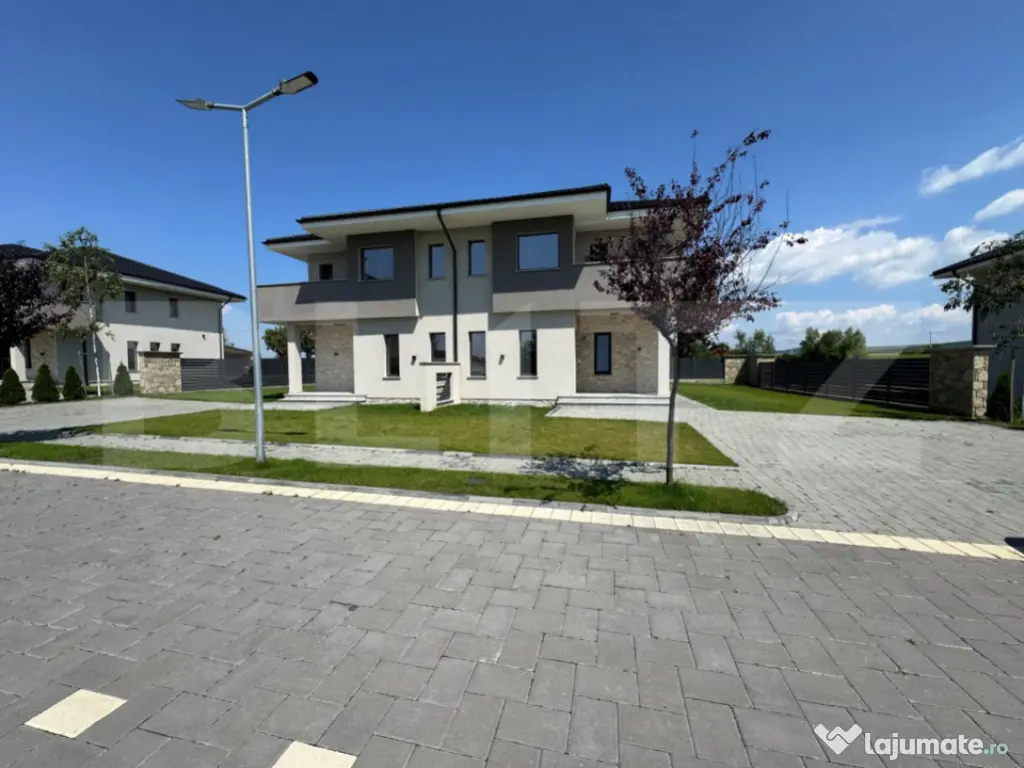Duplex modern, 107 mp utili, 500 mp teren, zona rezidentiala