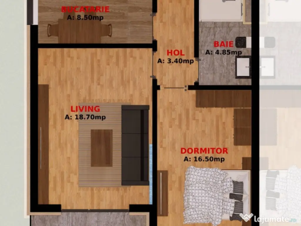 Apartamente 2 camere si Garsoniere. Direct Dezvoltator. Pret Promotion 