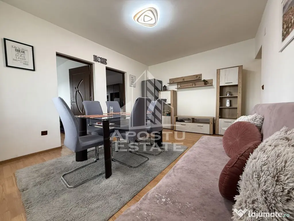 Apartament cu 3 camere, centrala proprie, zona Soarelui 