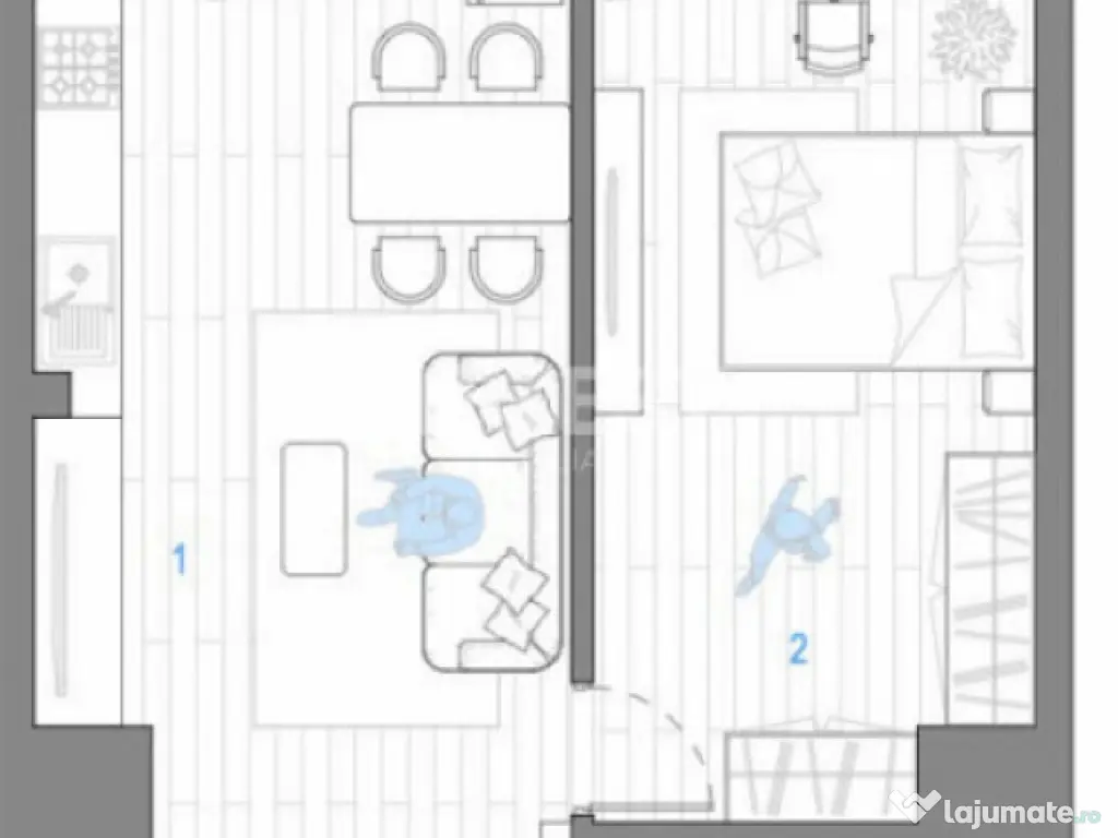 APARTAMENT CU 2 CAMERE , LOC DE PARCARE INCLUS IN PRET, COMS