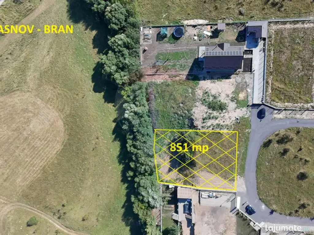 851 mp, Pârâu in spate - Brașov | Centrul echitație ?... 