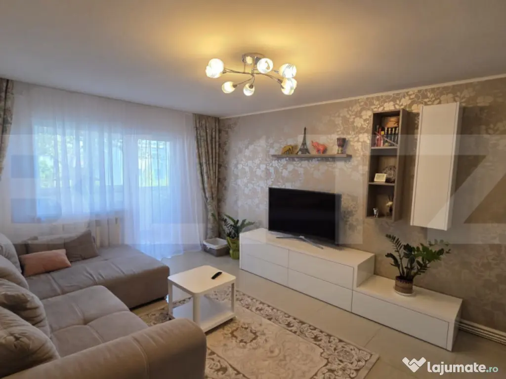 Apartament 3 camere, mobilat si utilat- Rovine, zona Piata G