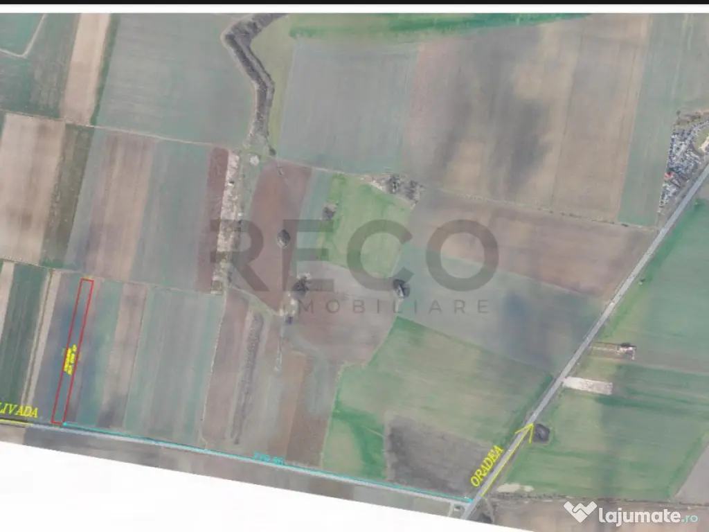 RECO Teren extravilan cu acces la drumul Oradea-Livada de B 