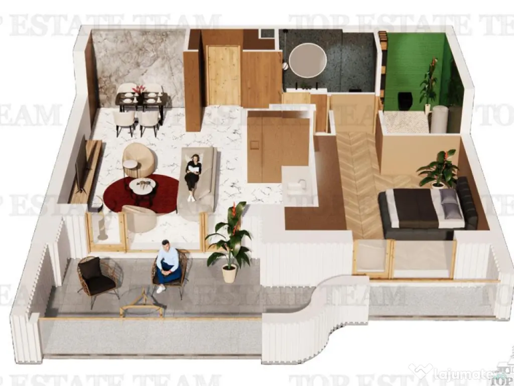 Apartament de vânzare în Pipera - 3 camere cu terasa 30 mp 