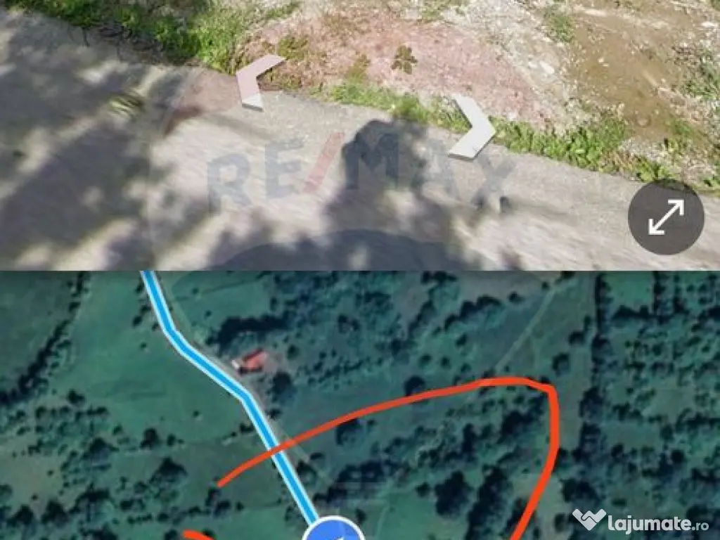 Teren vedere panoramica la munte in Comarnic/Ghiosesti