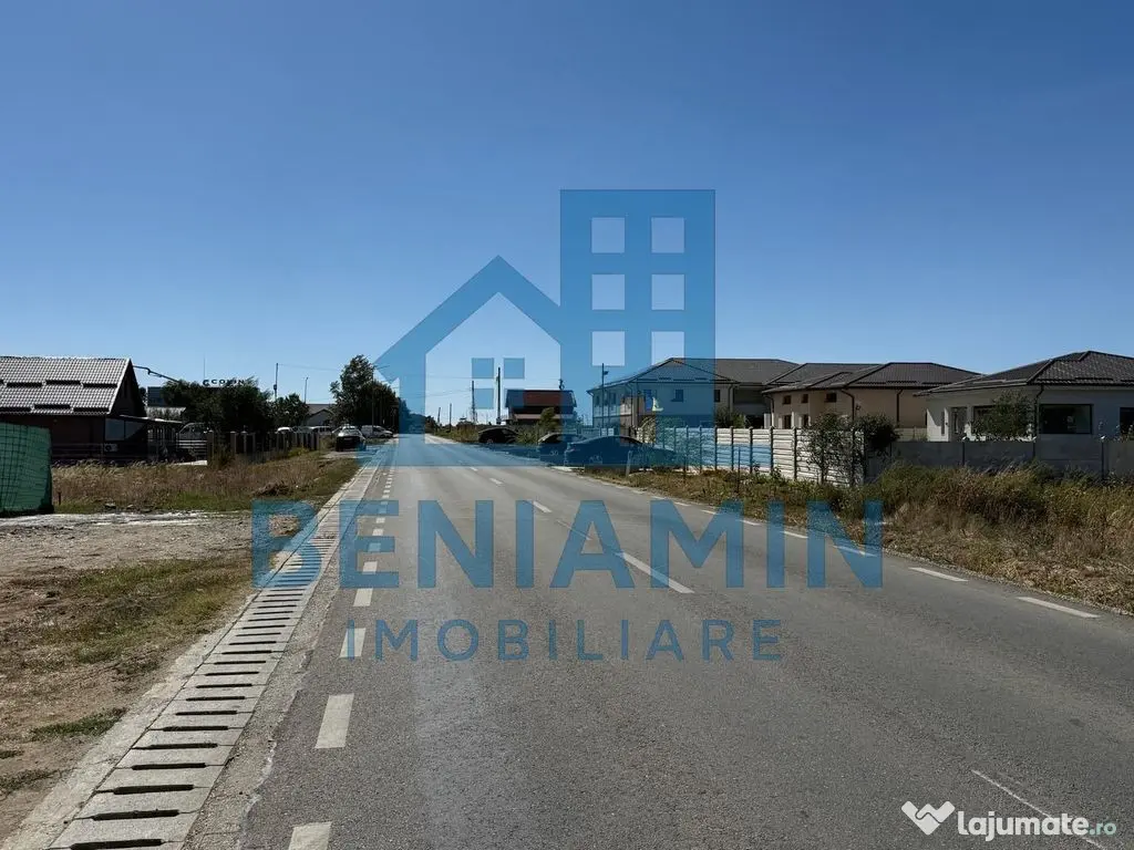 Teren 1000mp-Metro-Hanul cu ponei-Pe principala-Carcea-Op...