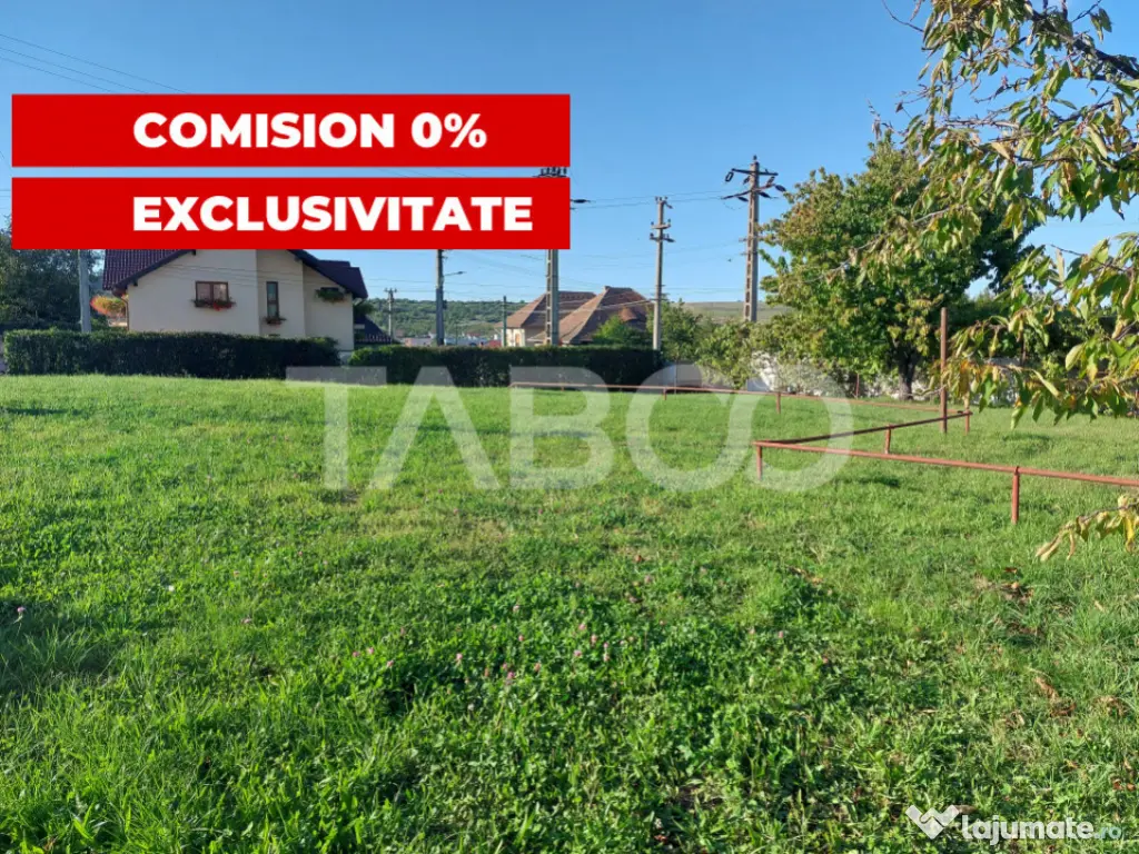 Teren intravilan 1298 mp PUZ toate utilitatile zona buna Ci 