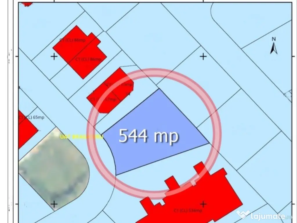 Teren 544 mp cu utilități in fata terenului| Lângă Șos. Alexandriei 