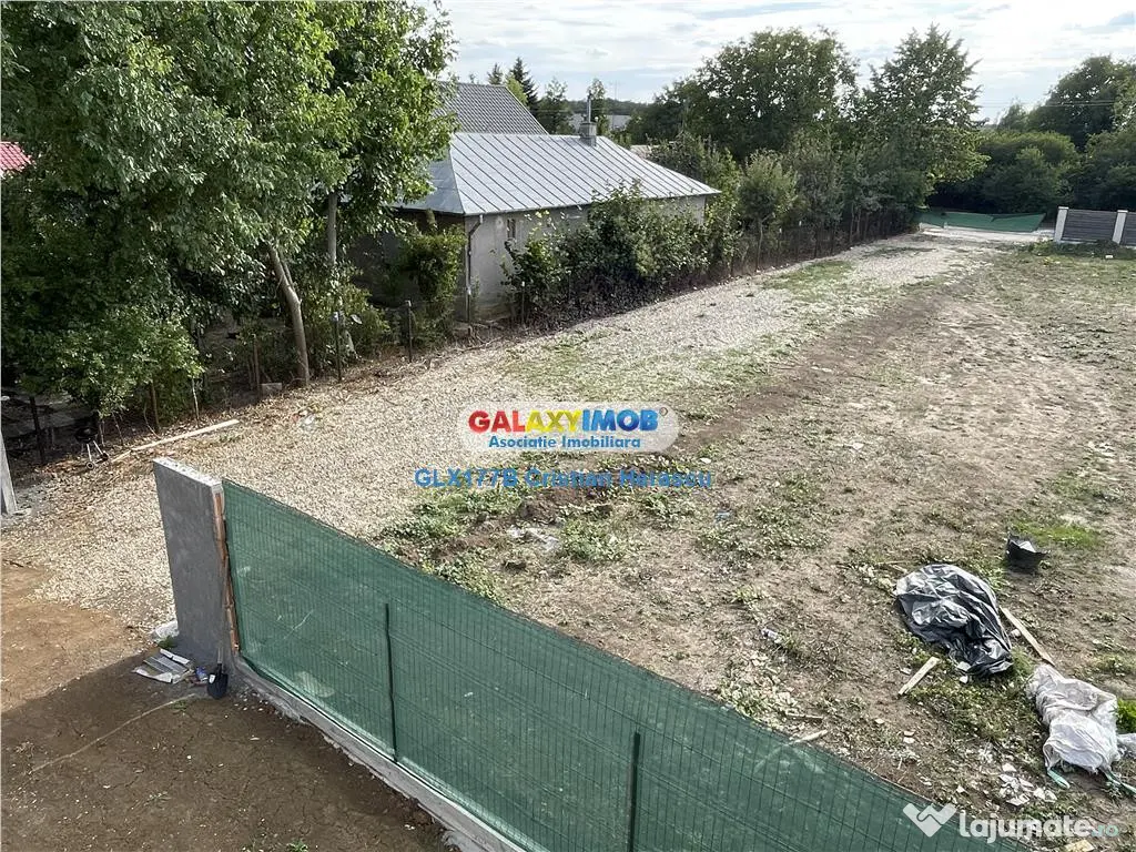 Teren 389 mp deschidere 15 ml Buftea Str Independentei 