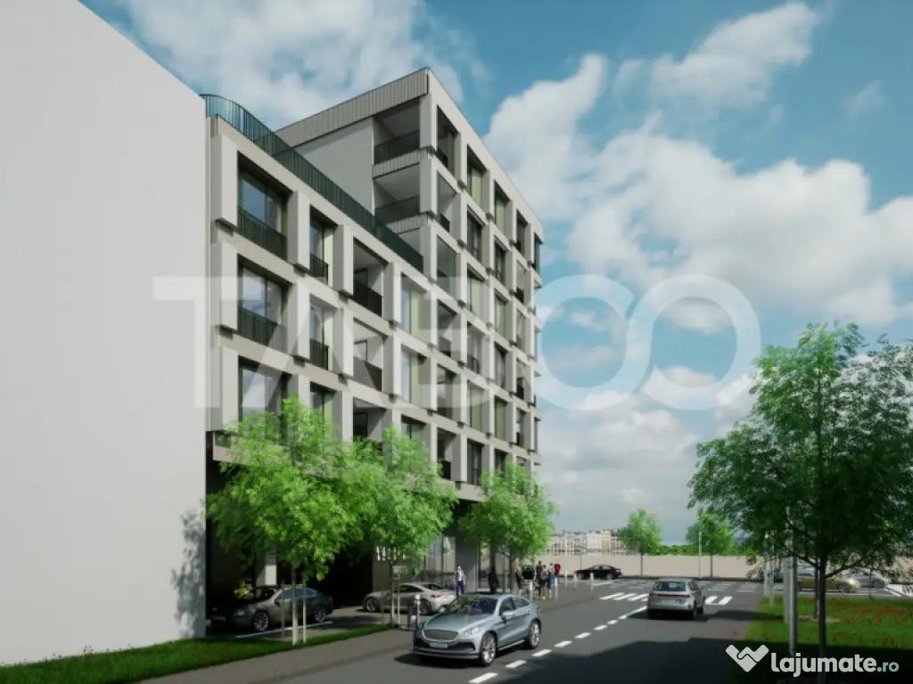 De vanzare apartament + terasa de 67 mp in bloc nou Marasti