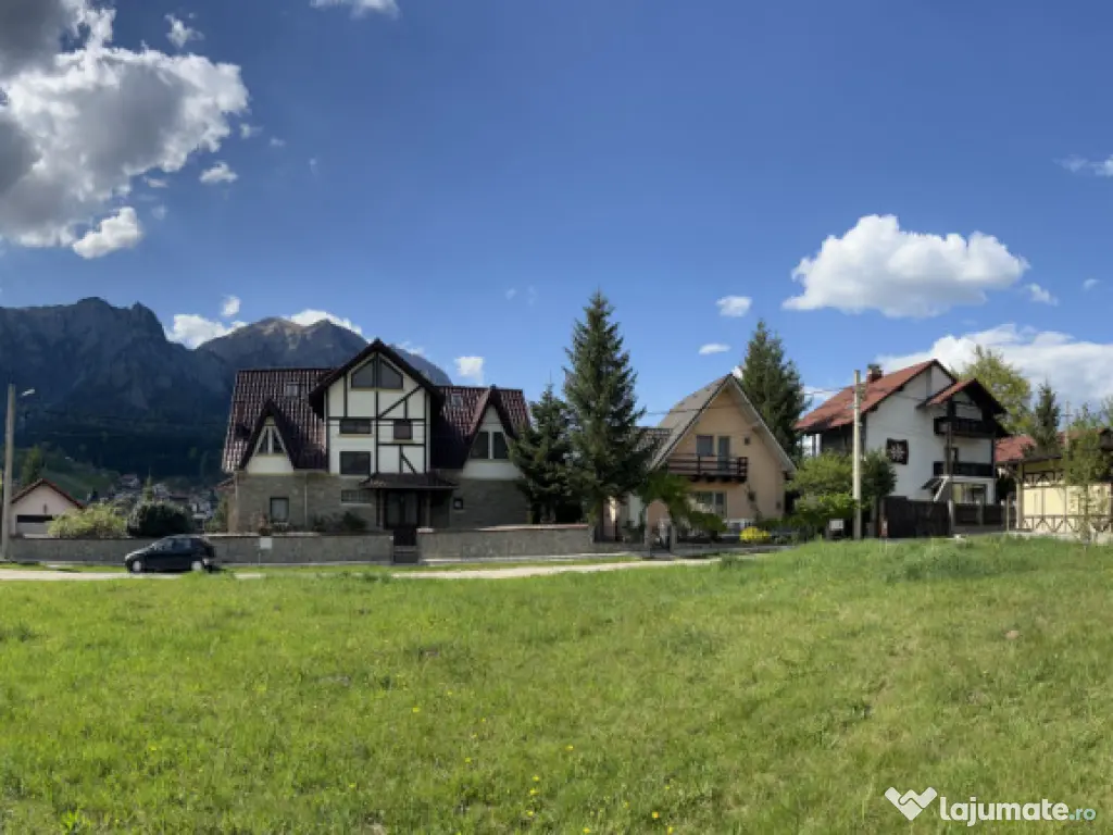 Teren 1407 mp Poiana Tapului. Vedere Bucegi .Tripla Deschide