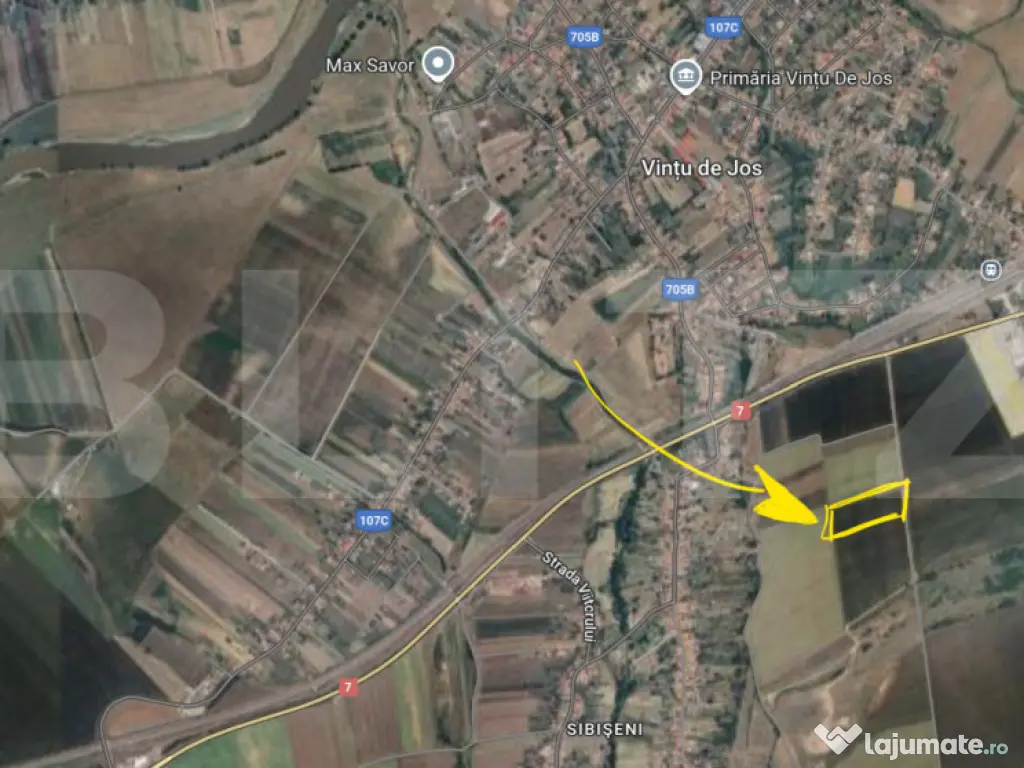 Teren intravilan 7.600 mp – ideal pentru HALĂ industrial? 