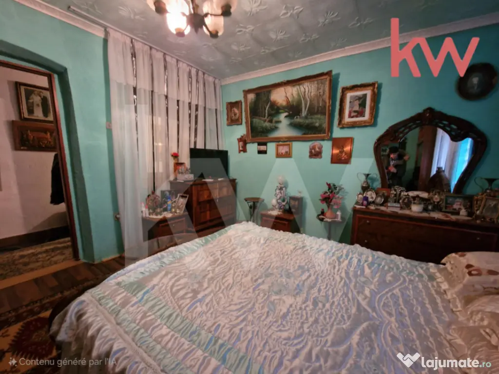 Teren 1.390 mp, cu casa, 177 euro mp 