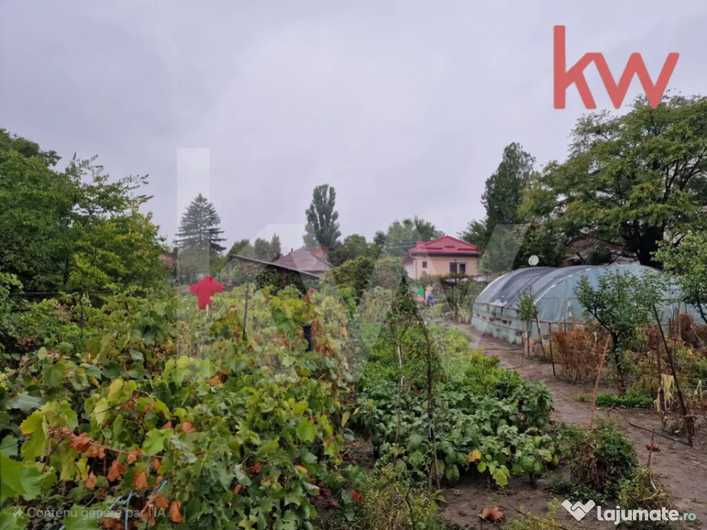Teren 1.390 mp, cu casa, 177 euro mp 