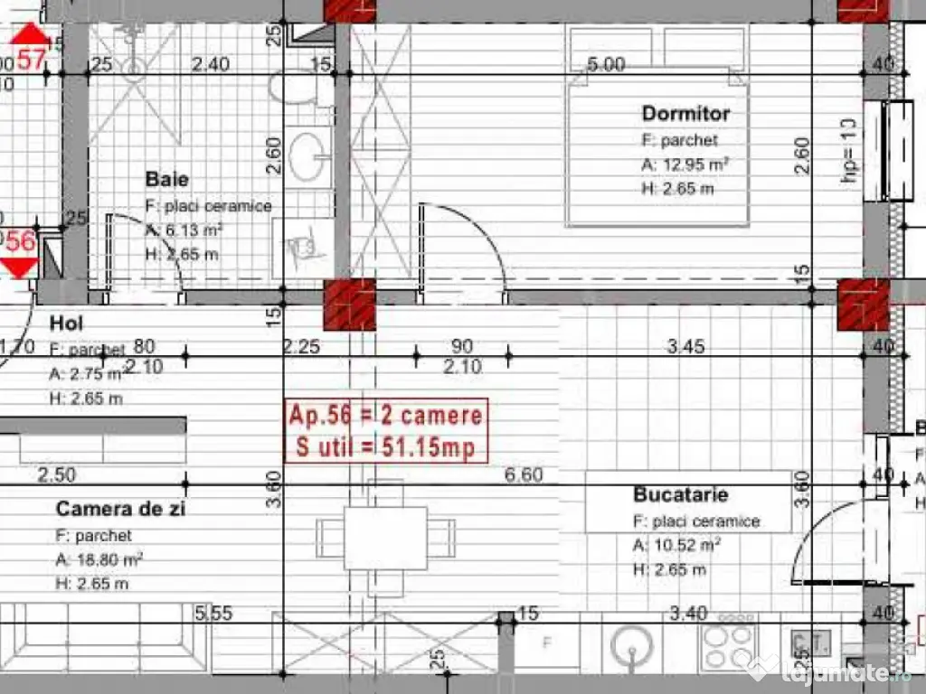 Apartament 2 camere zona Tineretului!