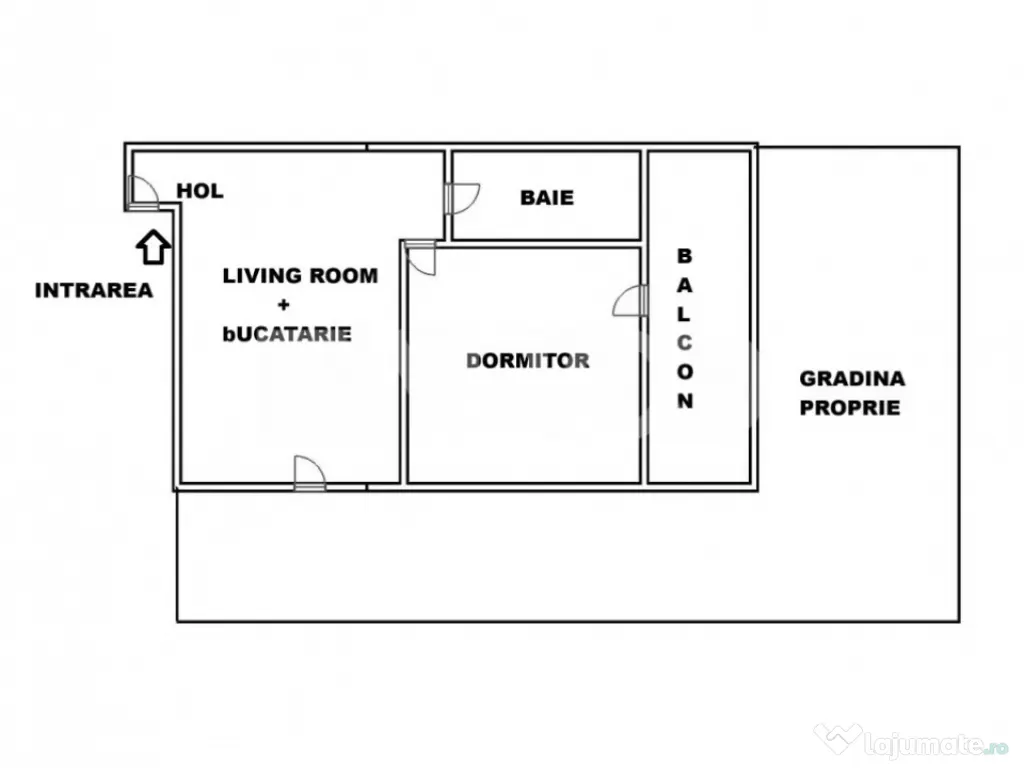 Apartament de vazare 2 camere cu gradina proprie de 86 mp si