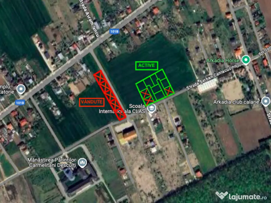 Snagov- Ciofliceni, loturi de casă între 504-670mp, Șerba 