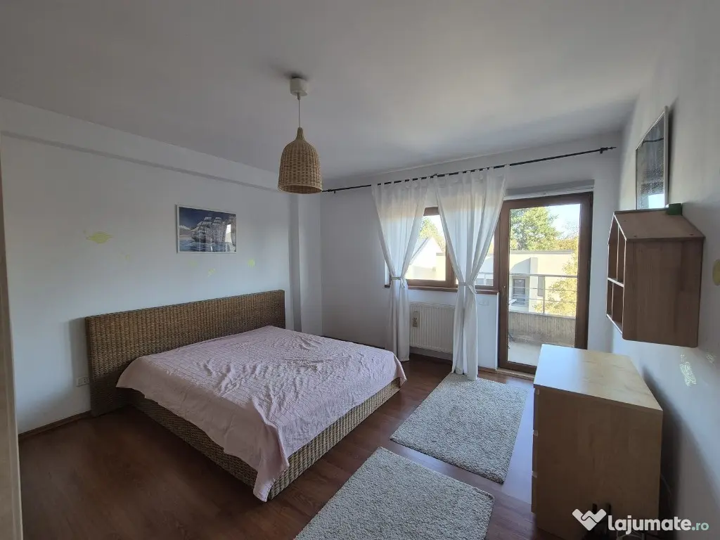 Voluntari - Metro, Omnix City, vanzare ap 2 camere mobilat, parcare 