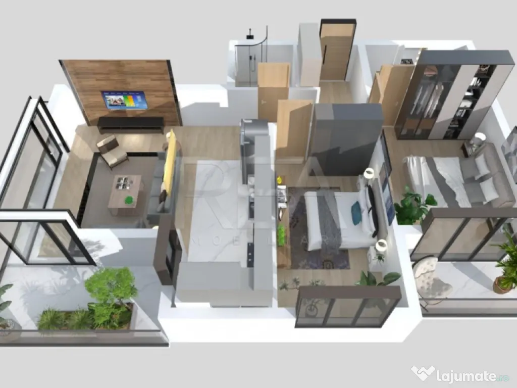 3 camere 94,80 mp Ultracentral - Mosilor la 8 min Metrou 