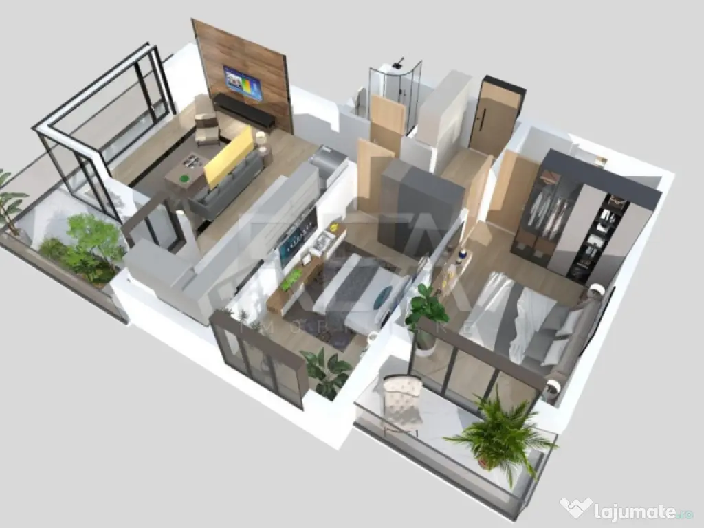 3 camere 94,80 mp Ultracentral - Mosilor la 8 min Metrou 