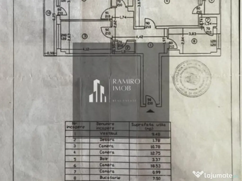Apartament 3 camere decomandat Pantelimon Mega Mall 