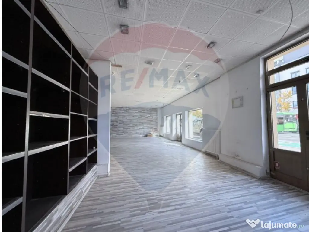 Spațiu comercial 110 mp-Inchiriere- vizibilitate excelentă 