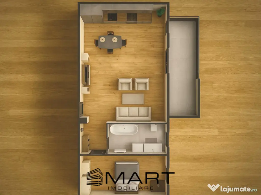 Apartament nou cu 2 camere decomandate zona Calea Surii Mici 