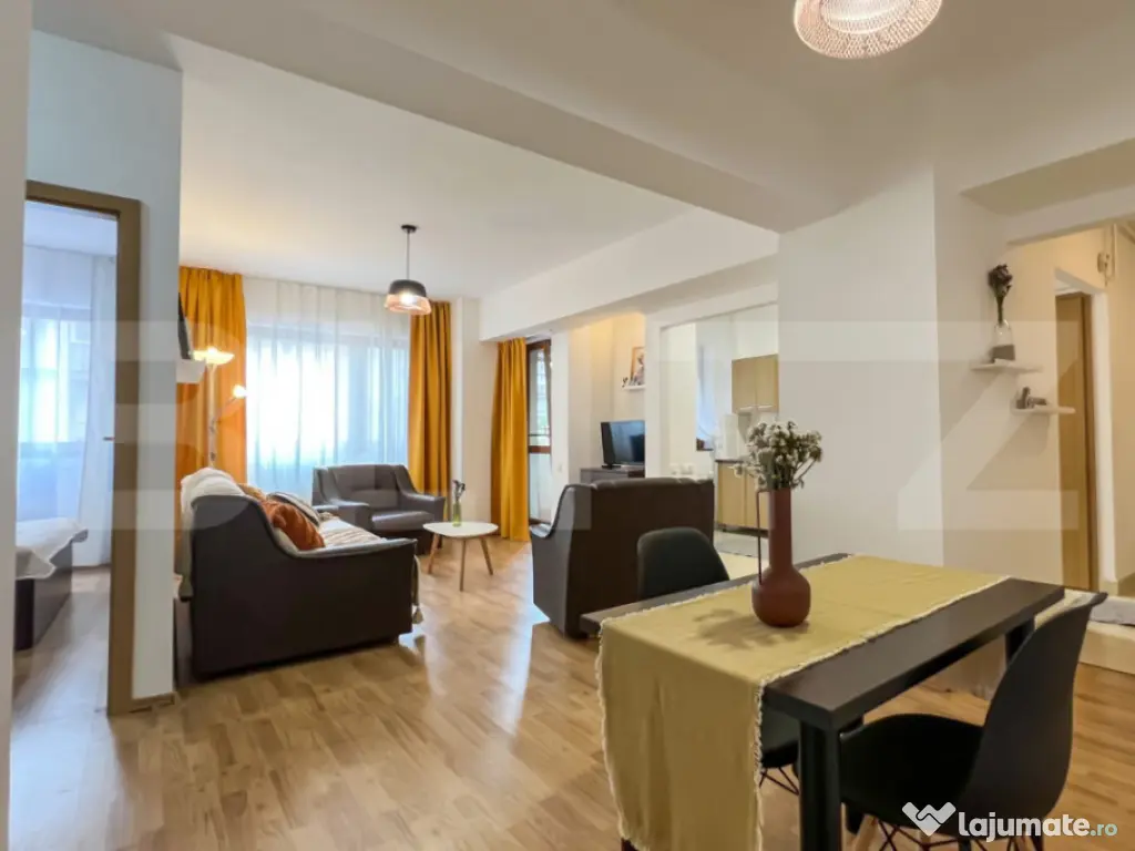 Apartament de închiriat cu 2 camere, 60 mp, zona Dorobantil