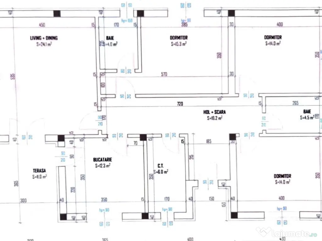 Casă individuală modernă cu 4 camere, pe parter, zonă liniștită 