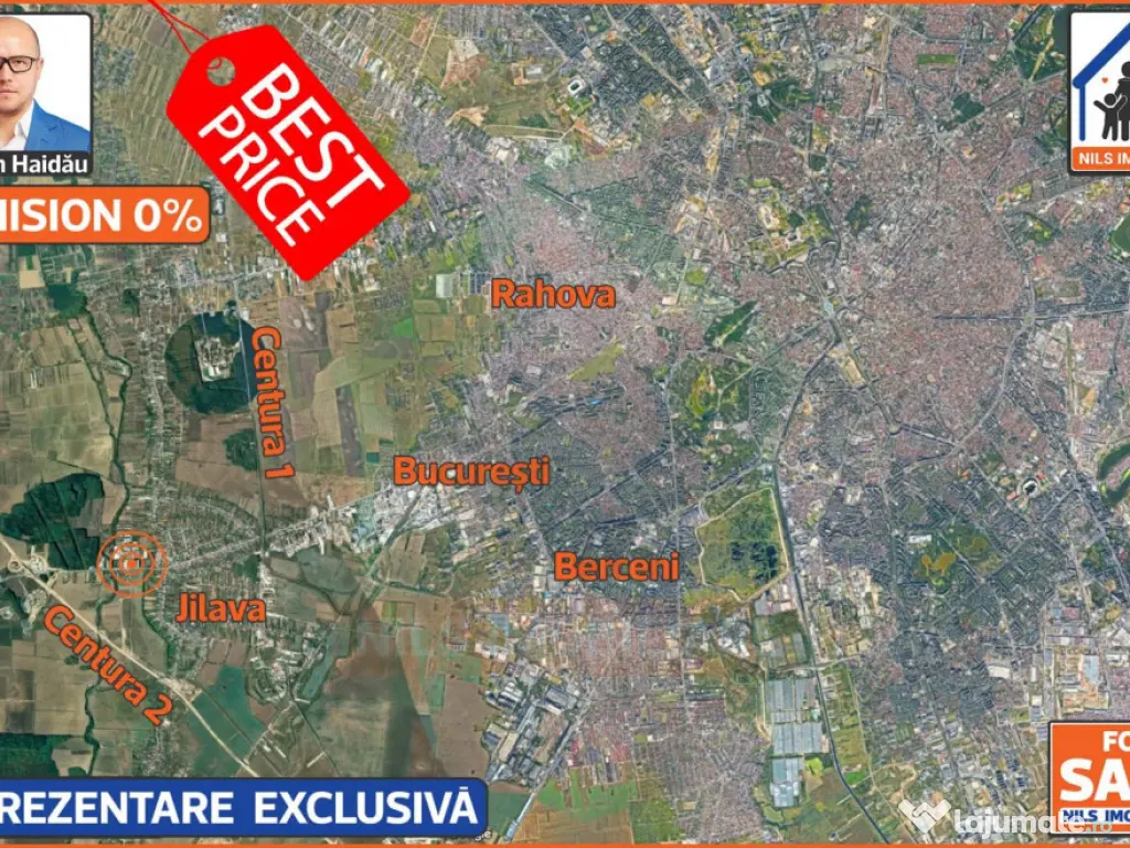 Teren 4967mp | Intravilan | Utilitati | Jilava - Sos. Giurgi 