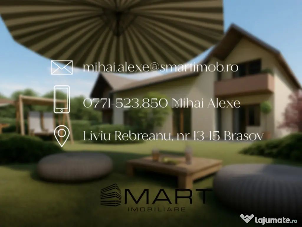 Casa noua 4 camere tip duplex în Sânpetru, Brașov 