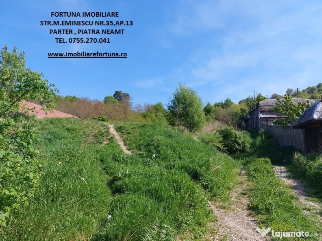 Teren intravilan Piatra Neamt, zona Darmanesti 