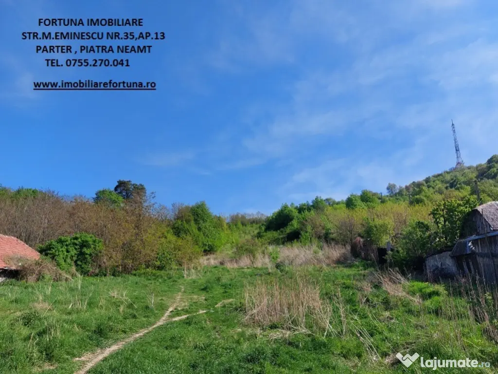 Teren intravilan Piatra Neamt, zona Darmanesti 