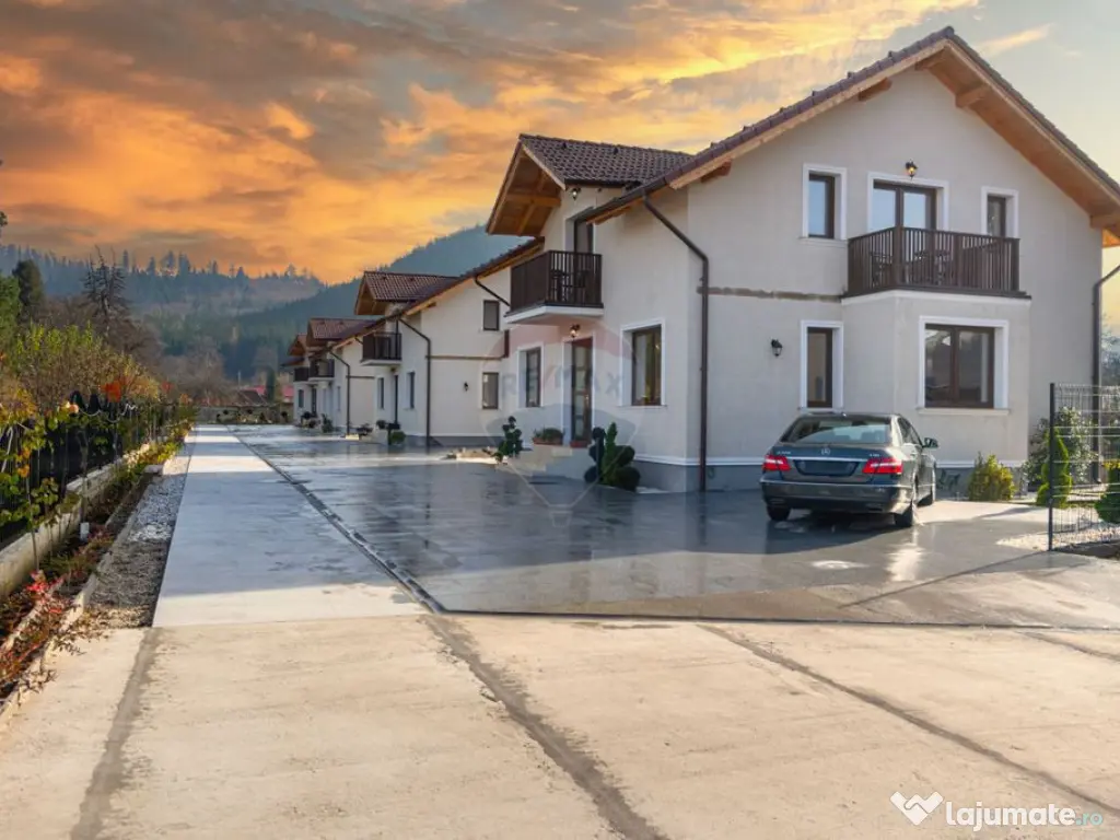 CASE NOI ÎN ARHITECTURĂ ALPINO-MODERNĂ CU ALEE PRIVATA...