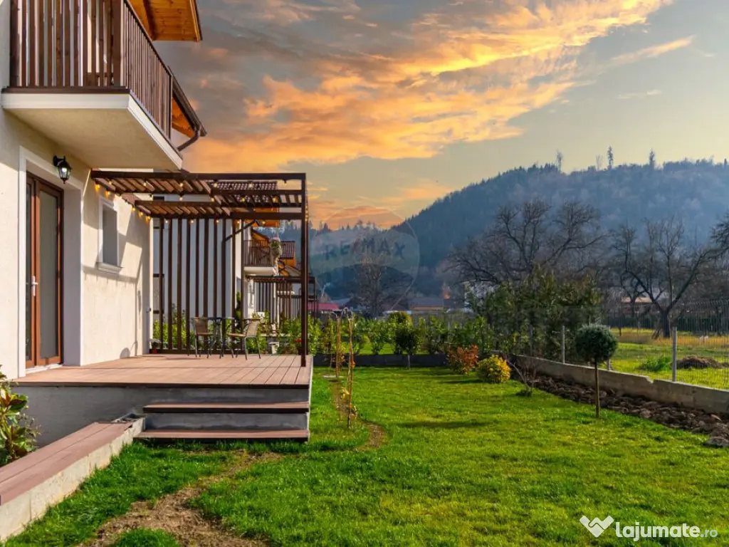 CASE NOI ÎN ARHITECTURĂ ALPINO-MODERNĂ CU ALEE PRIVATA...