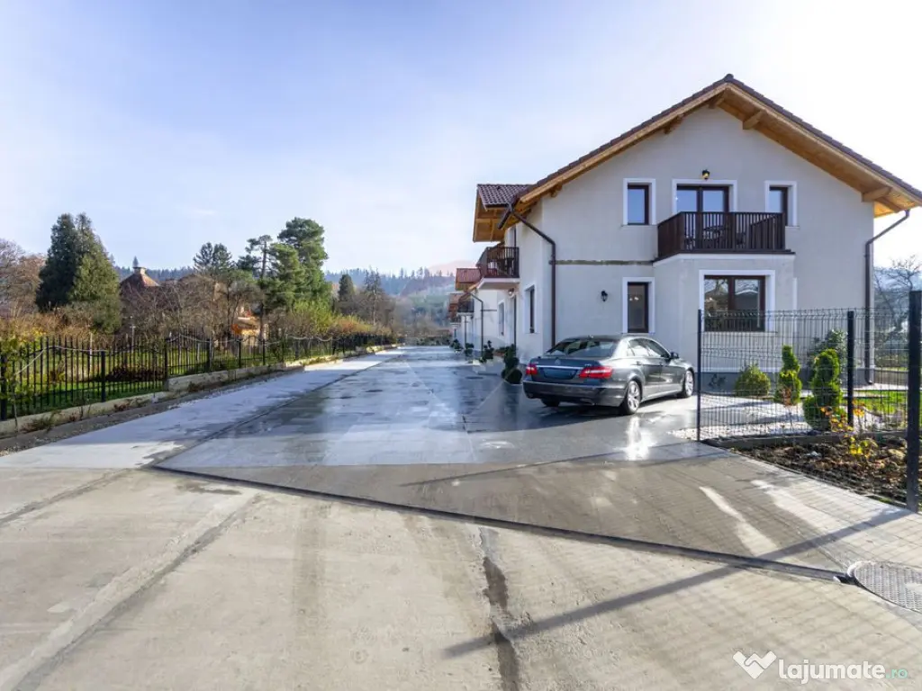 CASE NOI ÎN ARHITECTURĂ ALPINO-MODERNĂ CU ALEE PRIVATA...