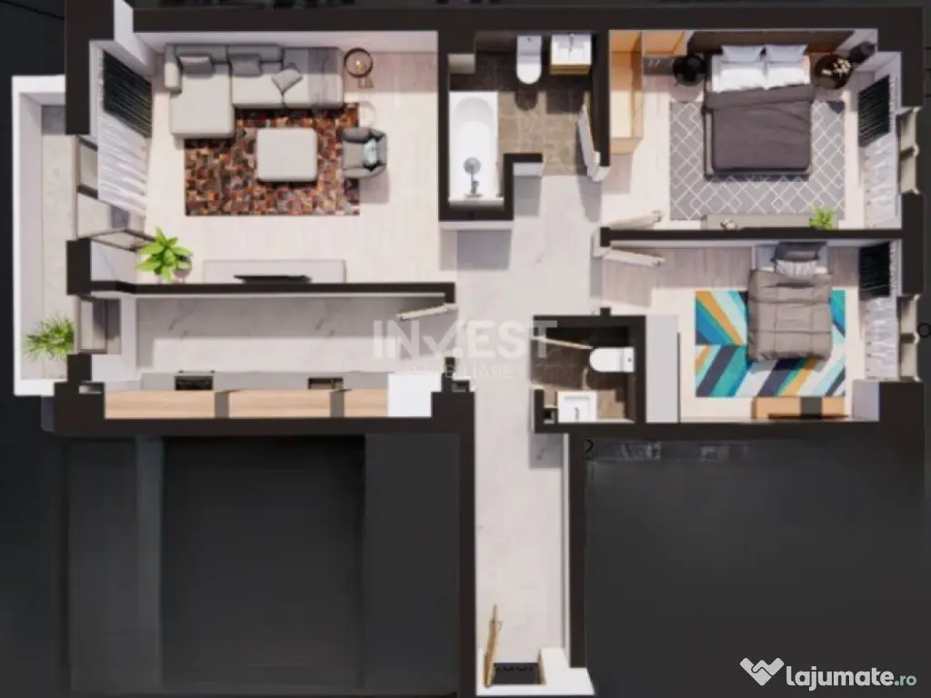 COMISION 0%! Apartament 3 Camere în Bloc Nou, în Vecinăta