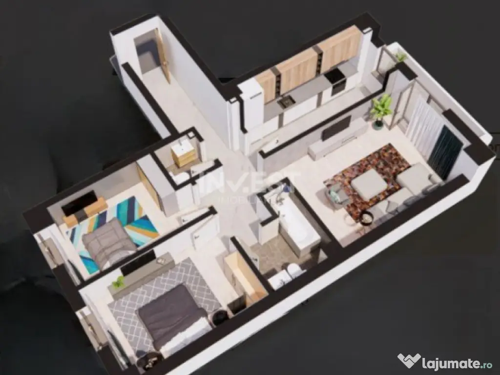 COMISION 0%! Apartament 3 Camere în Bloc Nou, în Vecinăta