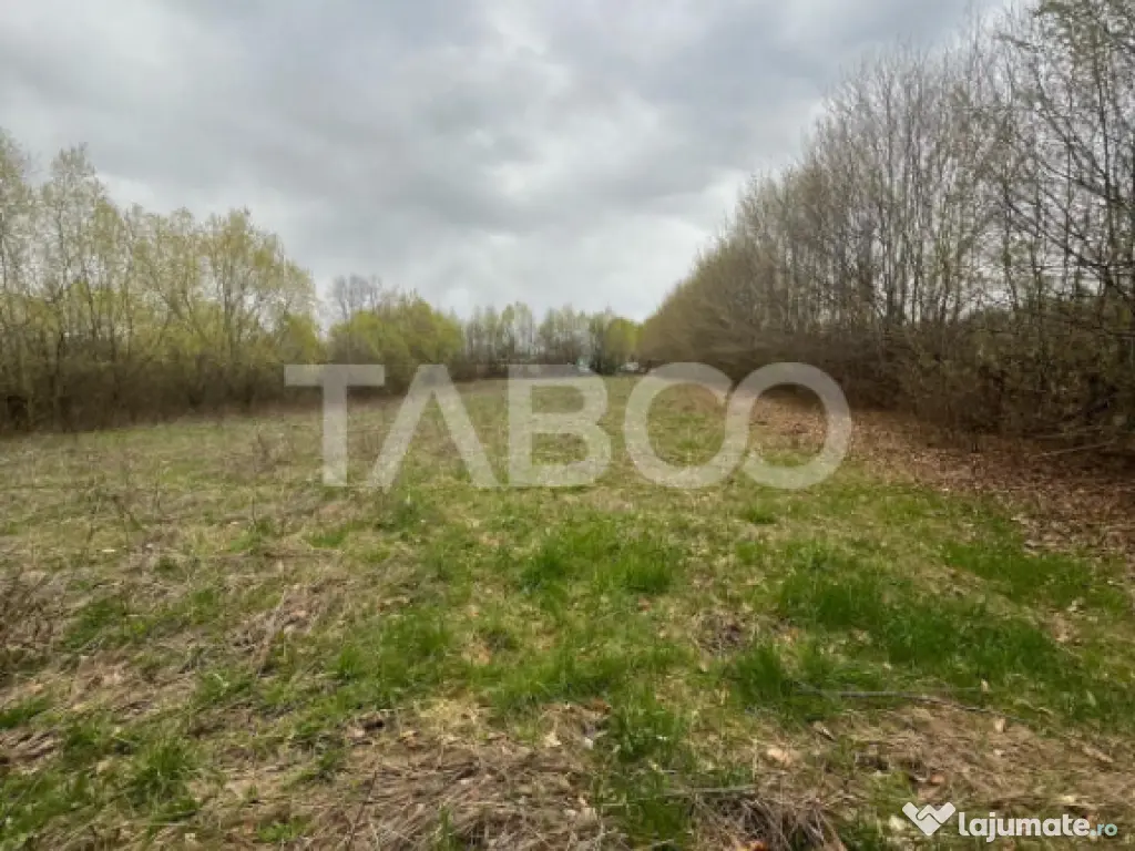 Teren intravilan de vanzare 550m front 21 m utilitati la 120