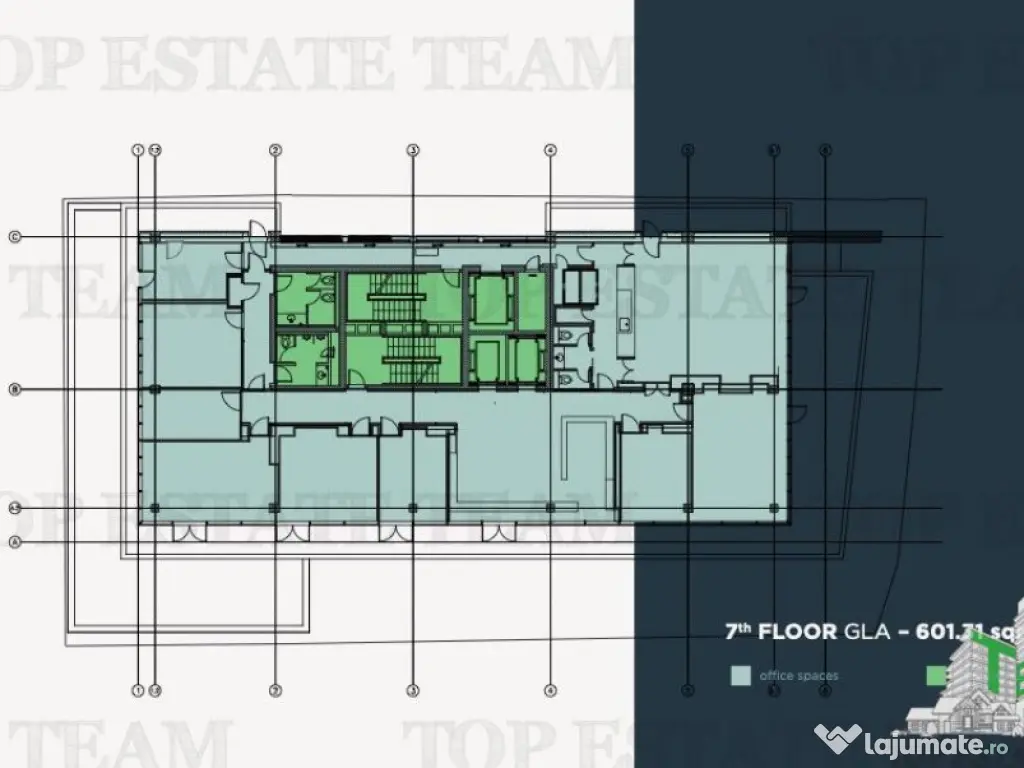 Spatiu de Birouri de 739 mp in Zona Dorobanti Romana 