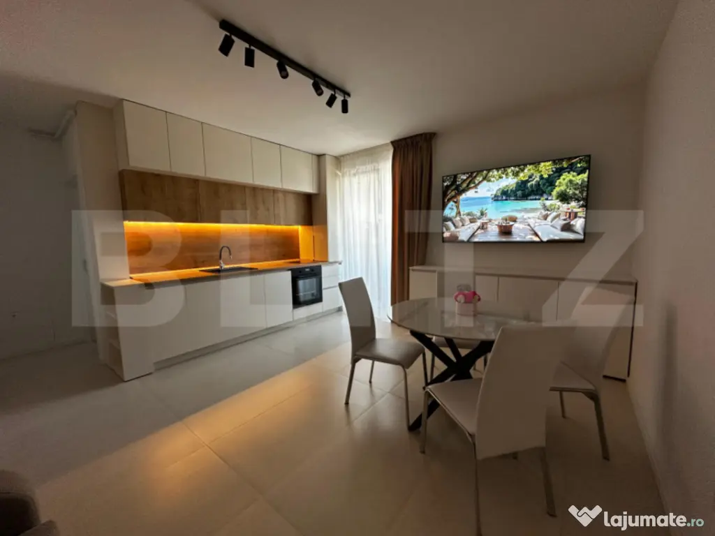 Apartament cu 2 camere, 47 mp, prima închiriere, zona Vivo