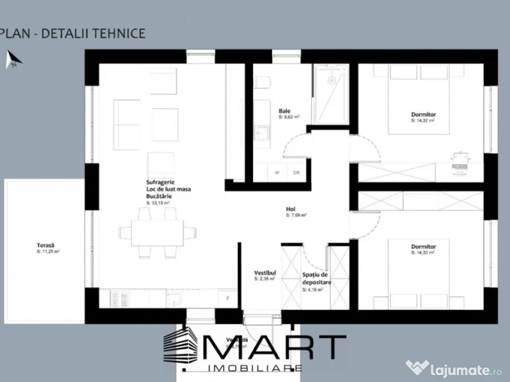 Casă modernă, parter, la cheie – în inima Tărlungenilo 